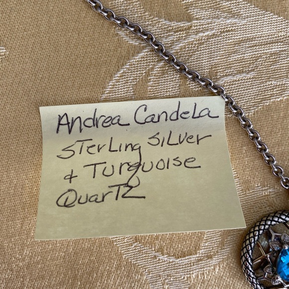 Andrea Candela Silver 925 Diamond & quartz 18k - Picture 5 of 7